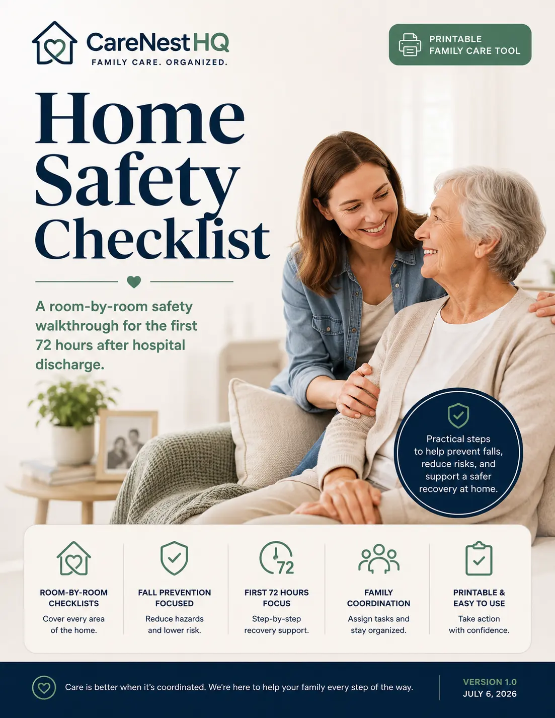 Home Safety Checklist PDF cover